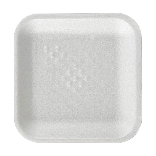 Southeastern Paper Group Tray, f/Meat, Foam, No.1s, 5-1/4inx5-1/2in, 1/2in, 125/Sleeve, WE, EGS068004 - main